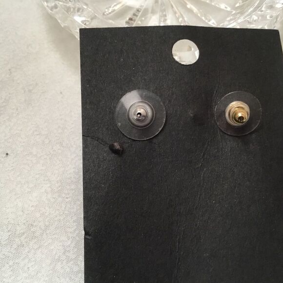 Anne Klein Matte Finish Goldtone Earrings - Picture 6 of 7